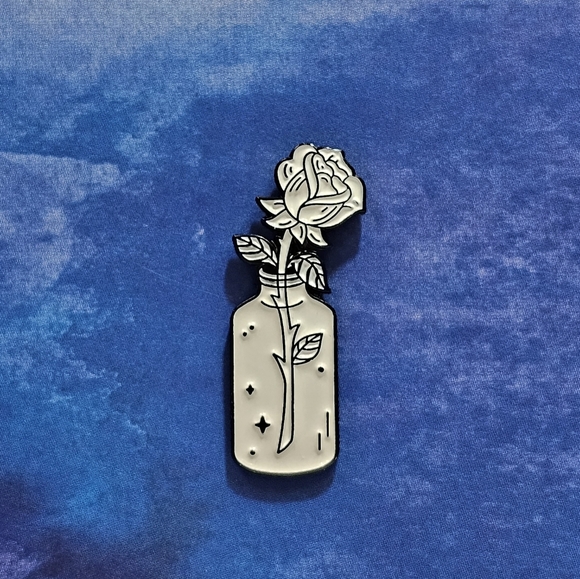 {5/$25} Tiny Rose Magical Enamel Pin - Picture 3 of 6